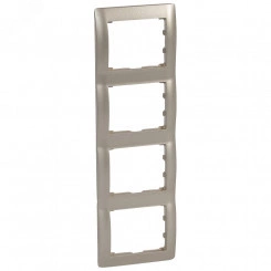 Galea Life Рамка 4 поста вертикальная титан