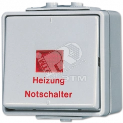 Выключатель аварийный для накладного монтажа универсальный IP44 Выключатель аварийный для накладного монтажа универсальный IP44