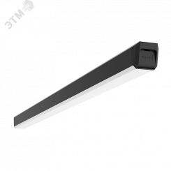 Светильник светодиодный ДПО/ДСО-40Вт IP40 4000Лм 4000К Q-40 черный рас-ль опал