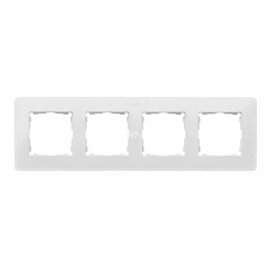 Рамка 4 поста белая