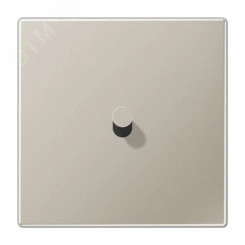 Плата центральная 1 пост, 1 тумблер, конус, металлическое исполнение, нержавеющая сталь, серия LS