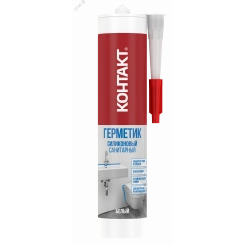 Герметик силиконовый санитарный белый 280 мл