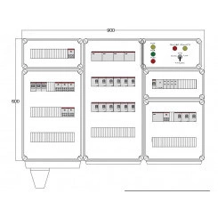 Щит управления электрообогревом DEVIbox HS 15x2700 D330 (в комплекте с терморегулятором и датчиком температуры) Щит управления электрообогревом DEVIbox HS 15x2700 D330 (в комплекте с терморегулятором и датчиком температуры)