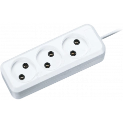 Удлинитель Navigator 71 449 NPE-S1-03-300-X-2x0.75 без заземления 3 гн. 3м 6А ПВС 2х0.75