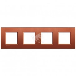 LivingLight Рамка прямоугольная 4 поста Красный шелк