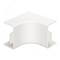 Крышка внутреннего угла кабельного канала WDK 40x60 мм (ПВХ, белый) Крышка внутреннего угла кабельного канала WDK 40x60 мм (ПВХ, белый)