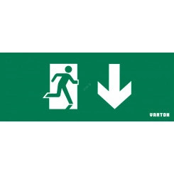 Пиктограмма СТРЕЛКА ВНИЗ для аварийно-эвакуационного светильника ip20 Вартон