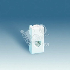 Розетка телефонная RJ-11 узкая, S27, сл.кость Розетка телефонная RJ-11 узкая, S27, сл.кость