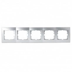 KARINA Рамка 5-ая горизонтальная б/вст матовое серебро (10шт/120шт)