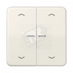 Клавиши для сдвоенной кнопки BCU  слоновая кость