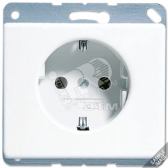 Розетка штепсельная SCHUKO 16A 250V с защитой от детей черная Розетка штепсельная SCHUKO 16A 250V с защитой от детей черная