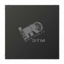 Крышка без отверстий для произвольных вырезов (с несущей платой)  Серия LS990  Материал- металл  Цвет- антрацит