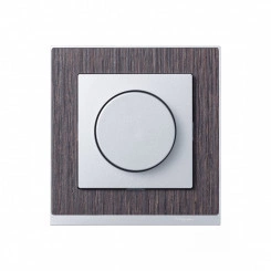 M-Pure Decor Рамка 1 пост венге/алюминий M-Pure Decor Рамка 1 пост венге/алюминий