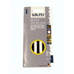 Пилка для лобзика HC 12  D  х5шт/уп для дерева до 30мм, пластмассы (прямой рез)