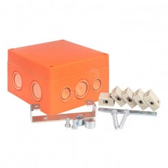 Коробка распаячная огнестойкая (126х126х74) 5 кк/1,5-10мм?/12 мв IP66 EKF PROxima Коробка распаячная огнестойкая (126х126х74) 5 кк/1,5-10мм?/12 мв IP66 EKF PROxima