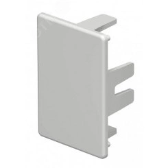 Заглушка кабельного канала торцевая WDK 30x45 мм (ПВХ, светло-серый)