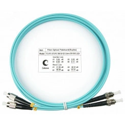 Шнур оптический duplex 1,5м FC-ST 50/125 mm OM3 LSZH FOP-50-FC-ST-1,5m Шнур оптический duplex 1,5м FC-ST 50/125 mm OM3 LSZH FOP-50-FC-ST-1,5m