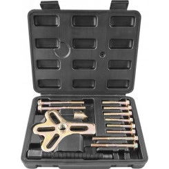 Съемник многофункциональный с болтовыми захватами в наборе, диапазон захватов 30-120 мм, 13 предметов Съемник многофункциональный с болтовыми захватами в наборе, диапазон захватов 30-120 мм, 13 предметов