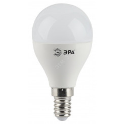 Лампа светодиодная LEDP45-9W-827-E14(диод,шар,9Вт,тепл,E14)