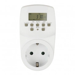 UST-E20 WHITE Таймер электронный с розеткой, 220В. 24ч. 1600Вт. Энергонезависимая память. ТМ Uniel.