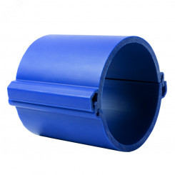 Труба гладкая разборная ПНД 160 мм (750Н), синяя EKF PROxima