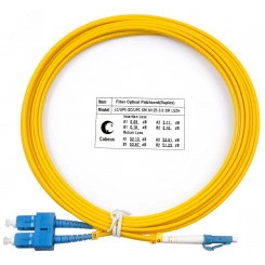 Шнур оптический duplex 3м LC-SC 9/125 sm LSZH FOP(d)-9-LC-SC-3m Шнур оптический duplex 3м LC-SC 9/125 sm LSZH FOP(d)-9-LC-SC-3m