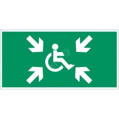 Flip пиктограмма ''Безопасная зона МГН''