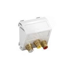 Мультимедийная рамка Audio-Video Modul45 (серебристый)