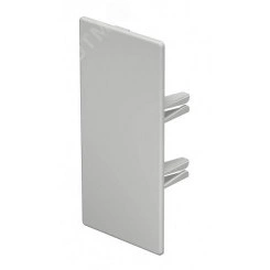 Заглушка кабельного канала торцевая WDK 60x130 мм (ПВХ, светло-серый)