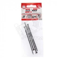 Саморез гипсокартон/дерево 4,8х100 черный (4шт) - пакет