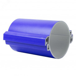 Труба гладкая разборная ПВХ 110 мм (750Н), синяя EKF PROxima