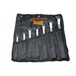 Набор ключей накидных двусторонних 7 шт. (8-22) сатинированные Набор ключей накидных двусторонних 7 шт. (8-22) сатинированные