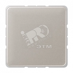 Крышка без отверстий с несущим каркасом для произвольных вырезов  платина