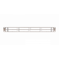 Панель 19'', 1U, кассетная, под 8 кассетных модулей CJ, UTP/STP, металлик Панель 19'', 1U, кассетная, под 8 кассетных модулей CJ, UTP/STP, металлик