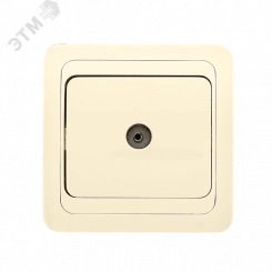 Лондон Розетка TV 75Ом 5-862МГц бежевая Лондон Розетка TV 75Ом 5-862МГц бежевая