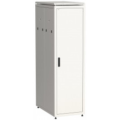 Шкаф сетевой 19дюйм LINEA N 38U 600х1000 мм металлическая передняя дверь серый