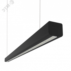 Светильник светодиодный ДПО/ДСО-80Вт IP23 9000Лм 4000К Mercury LED Mall черный рас-ль опал