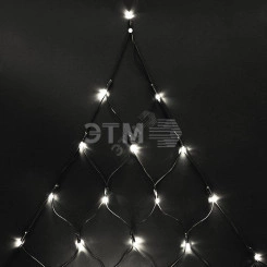 Гирлянда профессиональная Сеть 2х2х1.5м, свечение с динамикой, черный ПВХ, 136 LED, 230 В, цвет: Тёплый белый Гирлянда профессиональная Сеть 2х2х1.5м, свечение с динамикой, черный ПВХ, 136 LED, 230 В, цвет: Тёплый белый