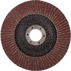 Круг лепестковый торцевой плоский 125 мм P 120 Круг лепестковый торцевой плоский 125 мм P 120