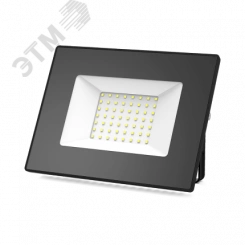 Прожектор светодиодный ДО-50 Вт 4475 Лм 4000К IP65 200-240 В черный LED Elementary Gauss Прожектор светодиодный ДО-50 Вт 4475 Лм 4000К IP65 200-240 В черный LED Elementary Gauss