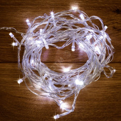 Гирлянда домашняя Твинкл-Лайт 4 м, 25 LED, прозрачный ПВХ, цвет свечения белый NEON-NIGHT
