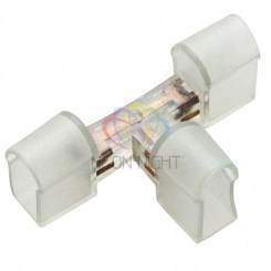 Муфта профессиональная для соединения гибкого неона Т-коннектор без иглы Муфта профессиональная для соединения гибкого неона Т-коннектор без иглы