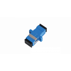Адаптер оптический, SM 9/125, SC/UPC-SC/UPC, одинарный, синий, уп-ка 2шт.