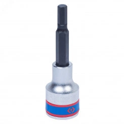 Насадка (бита) торцевая 1/2', HEX, 6 мм, L = 80 мм