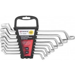 Набор ключей гаечных накидных изогнутых серии ARC на держателе, 6-22 мм, 8 предметов Набор ключей гаечных накидных изогнутых серии ARC на держателе, 6-22 мм, 8 предметов