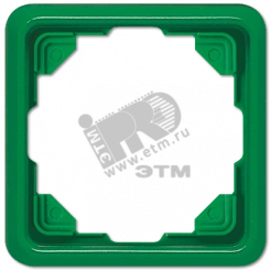 Рамка 1 пост универсальная зеленая