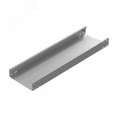 Промышленный лоток кабельный неперфорированный 300х85х3000, толщ. 2,0 мм, Сендзимир цинк Промышленный лоток кабельный неперфорированный 300х85х3000, толщ. 2,0 мм, Сендзимир цинк