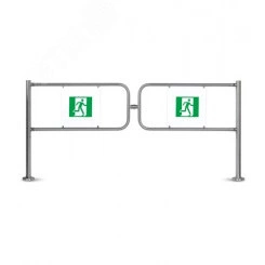 Комплект створок для двойной распашной секции ограждения с магнитным устройством блокировки, ширина прохода 2000мм. Комплект створок для двойной распашной секции ограждения с магнитным устройством блокировки, ширина прохода 2000мм.