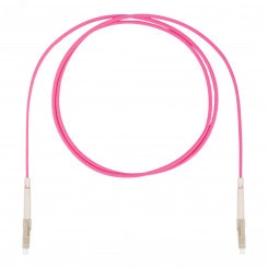 Шнур оптический коммутационный (патч-корд), LC-LC симплекс simplex OM4, нг(А)-HF, маджента, 1,0 м