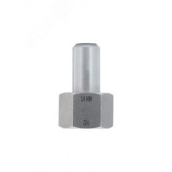 Ниппель приварной с накидной гайкой G1/2 нерж.